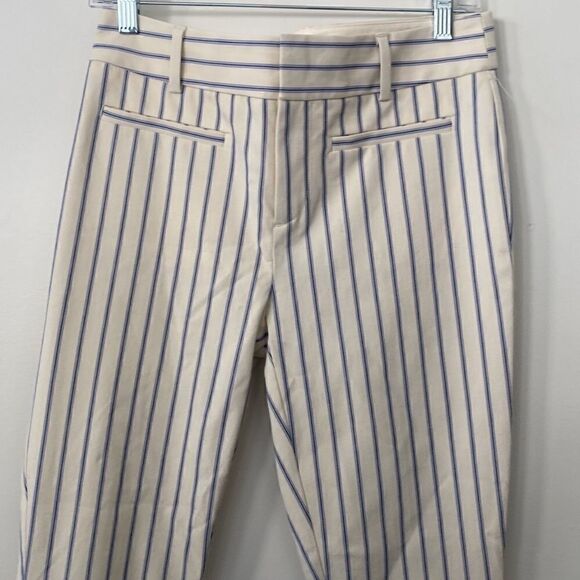 Anthropologie Pinstripe Slim Pants 2 - Picture 2 of 8